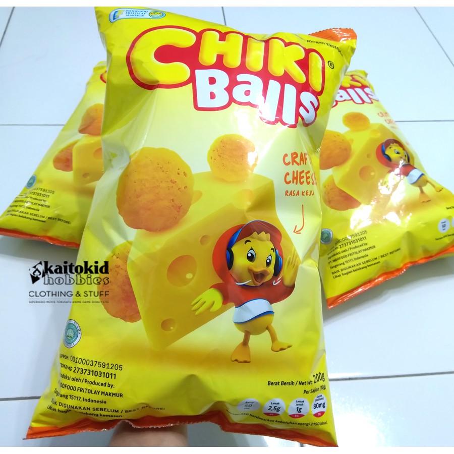 

Chiki Balls KEJU Original 200gr Indofood Cemilan JUMBO