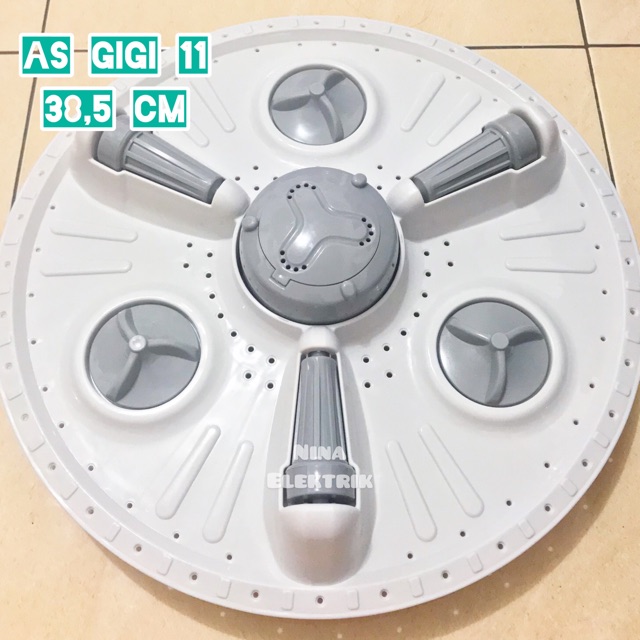 PUTARAN MESIN CUCI LG TWIN TUB / PULSTATOR LG GIGI 11 DIA 38,5cm