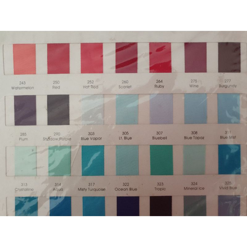 (PSI-00) PITA SATIN IMPORT KHUSUS PEMBELIAN ROL (1ROL ISI 10YARD)