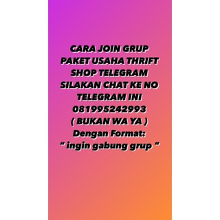 PAKET USAHA PILIH SENDIRI PREMIUM BERKUALITAS KOREA THRIFT PAKET USAHA PILIH SENDIRI PREMIUM BERKUALITAS KOREA THRIFT