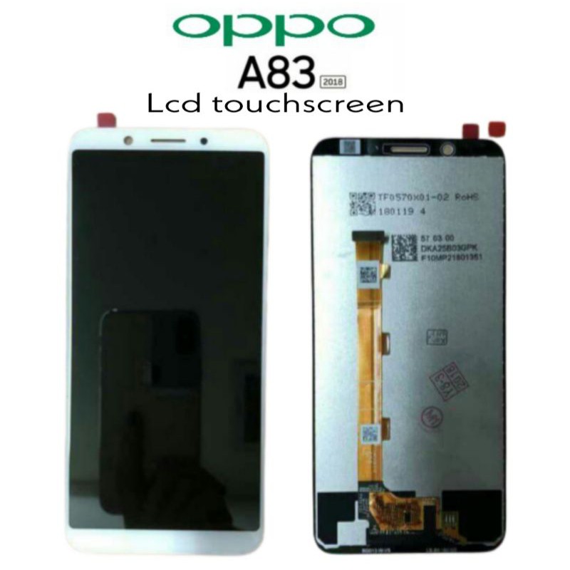 Lcd touchscreen Oppo A83 original black white