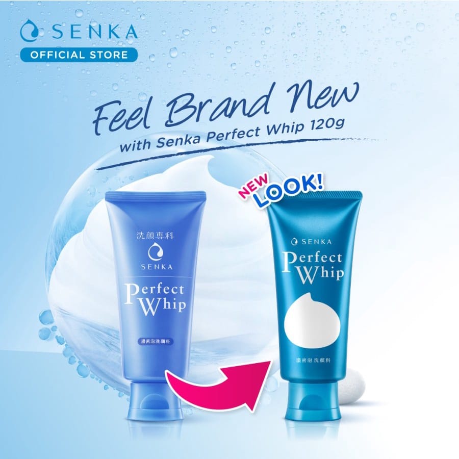 [BPOM] SENKA Facial Foam Perfect Whip | White Clay | Whip Fresh | Whip White