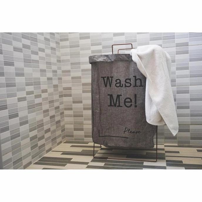 Keranjang laundry bag Besar besi Keranjang baju pakaian kotor 699