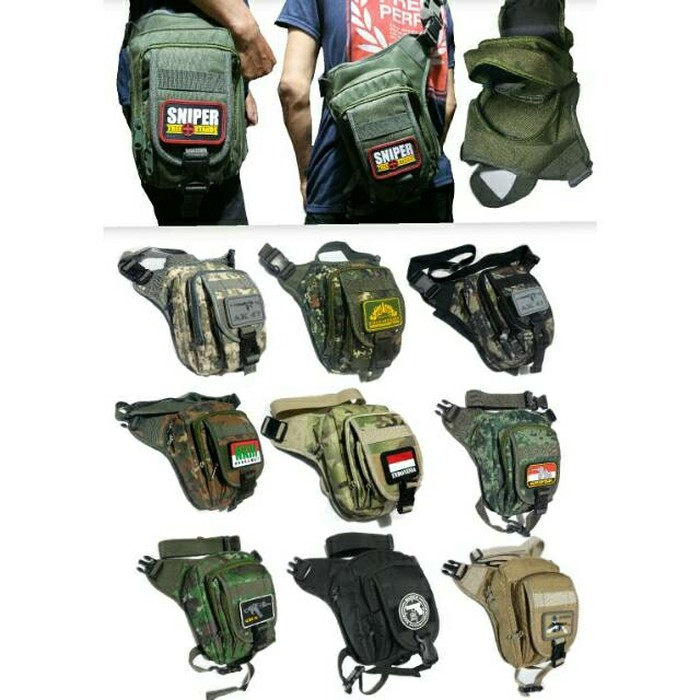 9269IO Tas Selempang Pria / Sling Bag / Waistbag Taspria Taselempangpria  Tas Tactical Army Selem