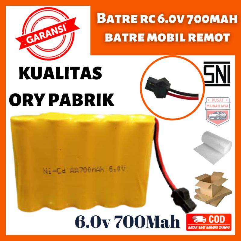 Batre cas Rc 6volt batu cas baterai mobil remot control
