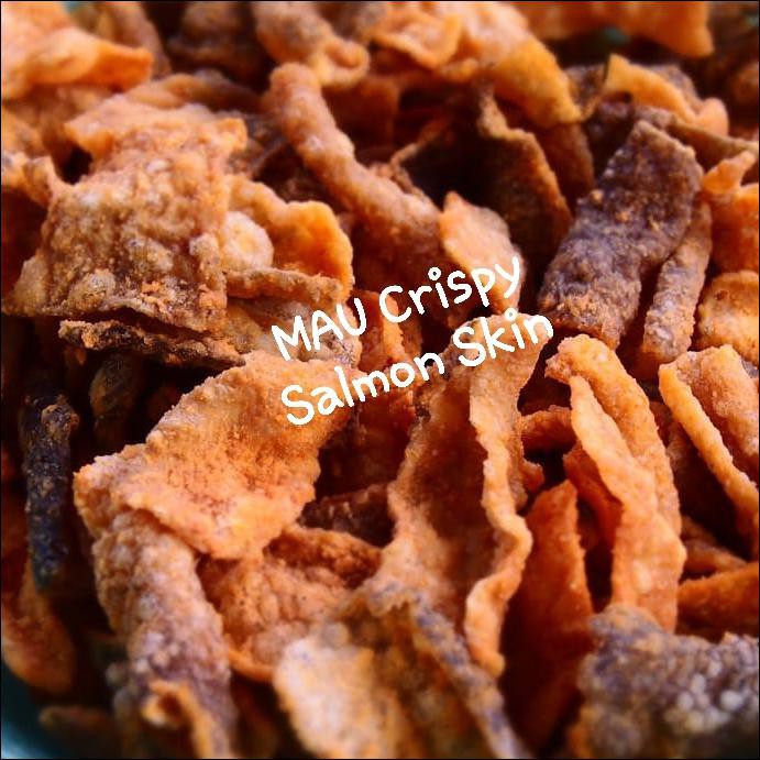 

CRISPY SALMON SKIN KULIT SALMON CEMILAN KERUPUK GARING RENYAH ENAK - 1000GR