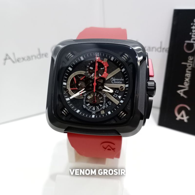 ALEXANDRE CHRISTIE PRIA AC 6577 BLACK RED ORIGINAL