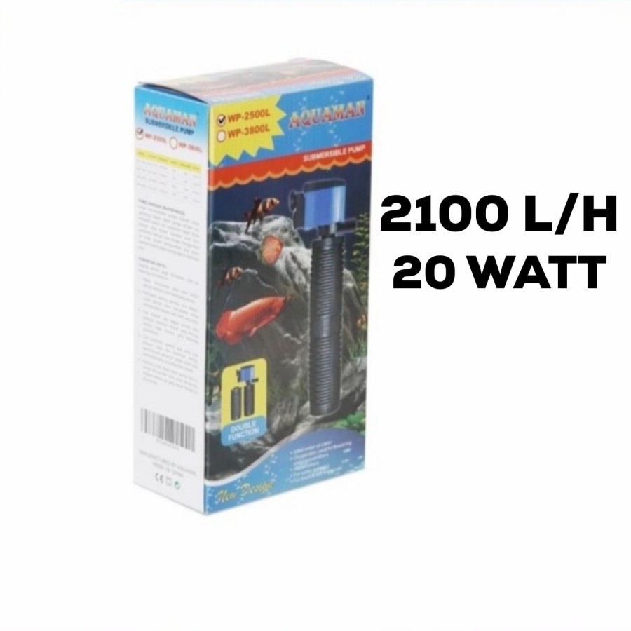 AQUAMAN WP 2500L - Internal Filter Air Aquarium Ikan Aquascape 2500 L