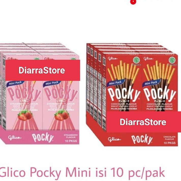 

TrxJ4v9U--Pocky 1 Box (isi 10) Mini Stick Coklat 22gr / Strawberry 21gr