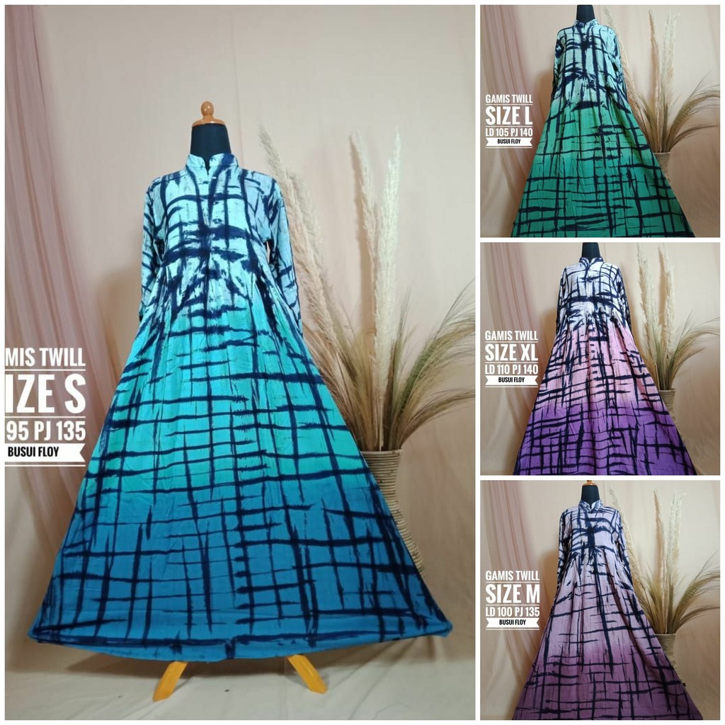New gamis twill original/gamis twill klok A/gamis twill lembut/gamis terlaris/Gamis twill eklusif
