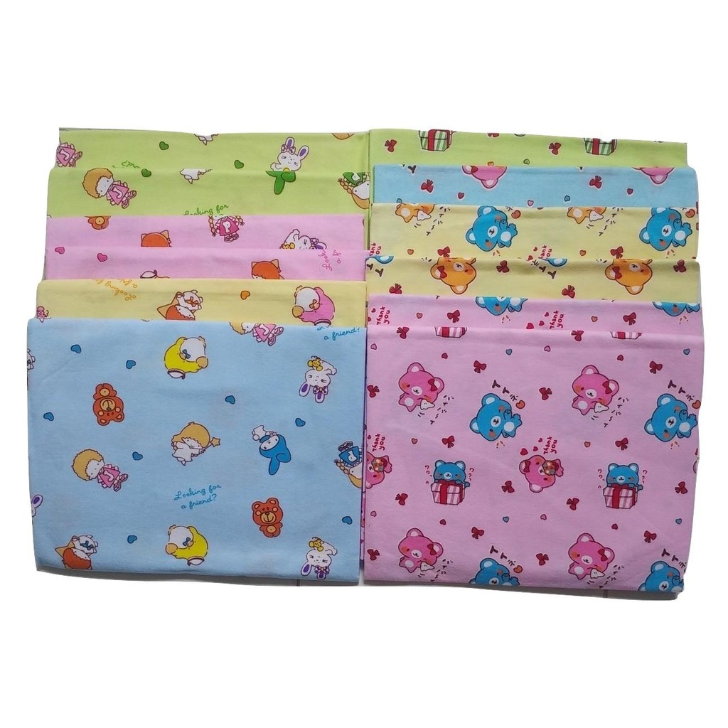 Baby Star Kain Bedong Bayi Isi 6pcs - Bedong Bayi Isi 6pcs - Bedong Murah