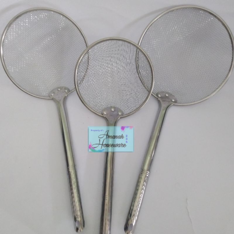 Serok Penyaring Minyak / Serok Penggorengan / Erok - erok Bahan Stainless