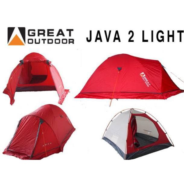 Tenda Great Outdoor Java 2 Light GO Tenda Camping Frame Alloy Original