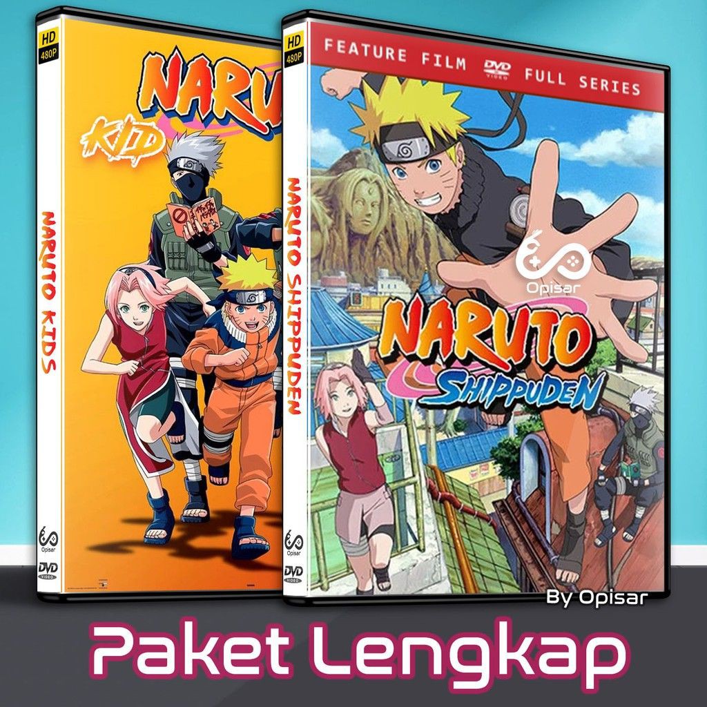 Film Anime NARUTO KECIL + SHIPPUDEN + MOVIE | PAKET LENGKAP ( Via Email)