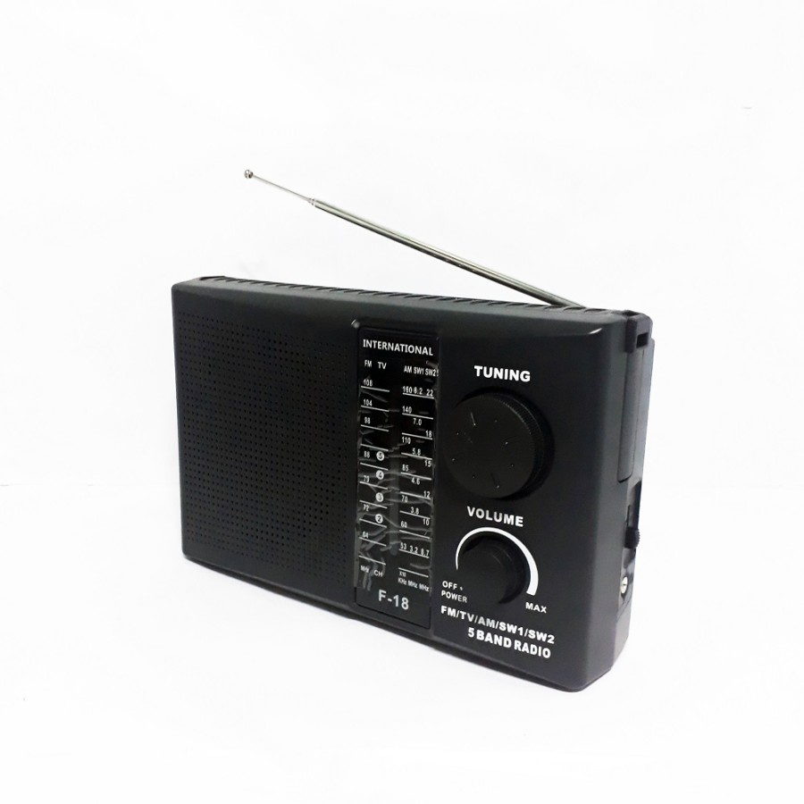 COD RADIO INTERNATIONAL F-18 JADUL AC/DC FM/AM/SW ANTENNA//RADIO F-18 5 BAND FM/TV/AM/SW1/SW2