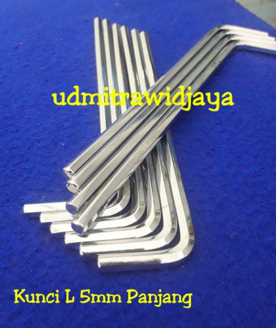 Kunci L Panjang / Hex key Long 5mm HAFU GERMANY