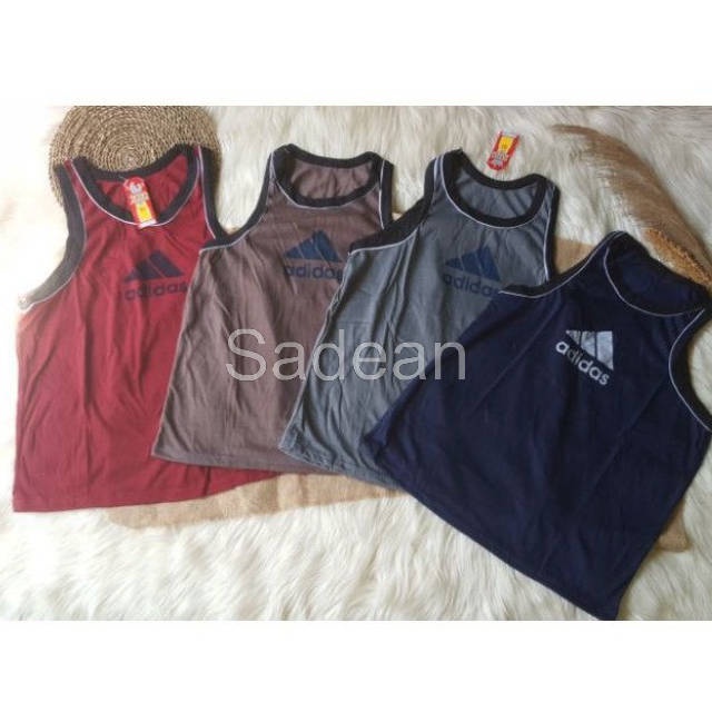 Kaos Singlet Pria Murah/Kaos Dalam Pria Addidas/Kaos Singlet Pria All Size