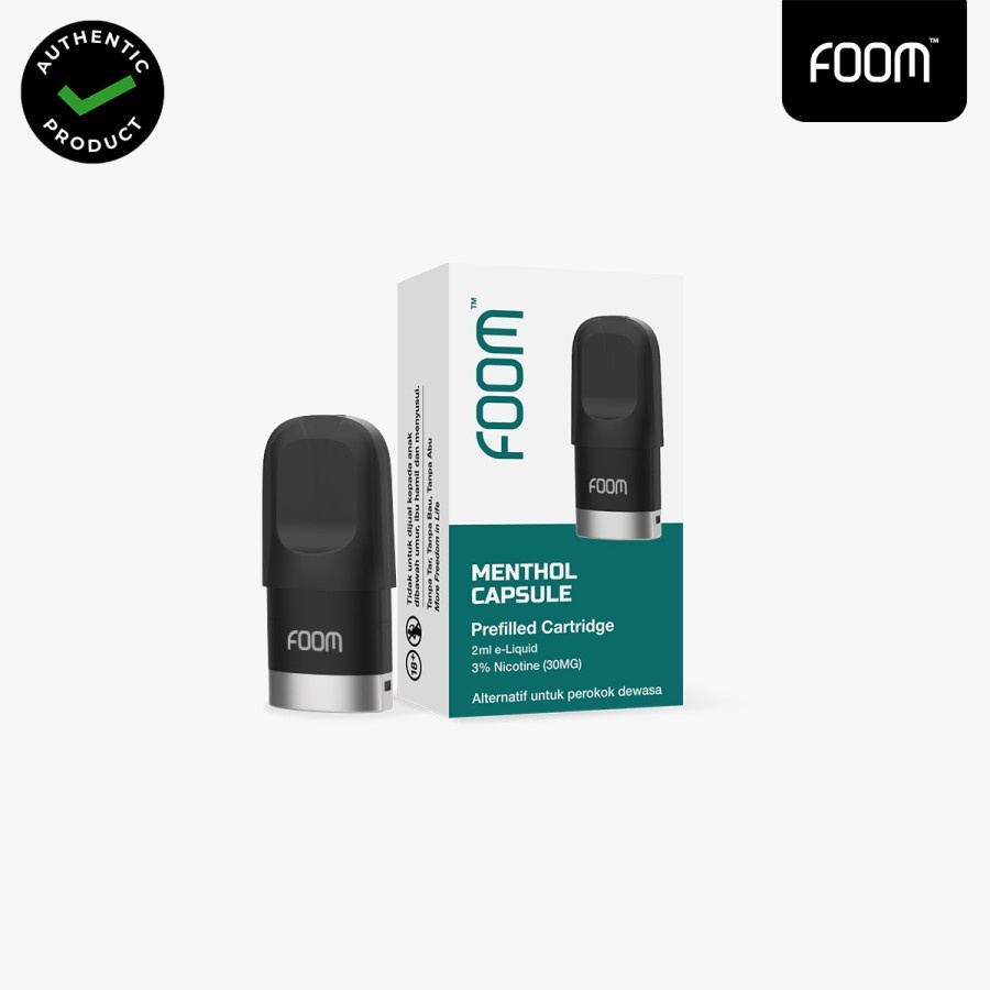 FOOM POD X AUTHNETIC FOOM POD X PREFILLED CATRIDGE 30MG 2ML