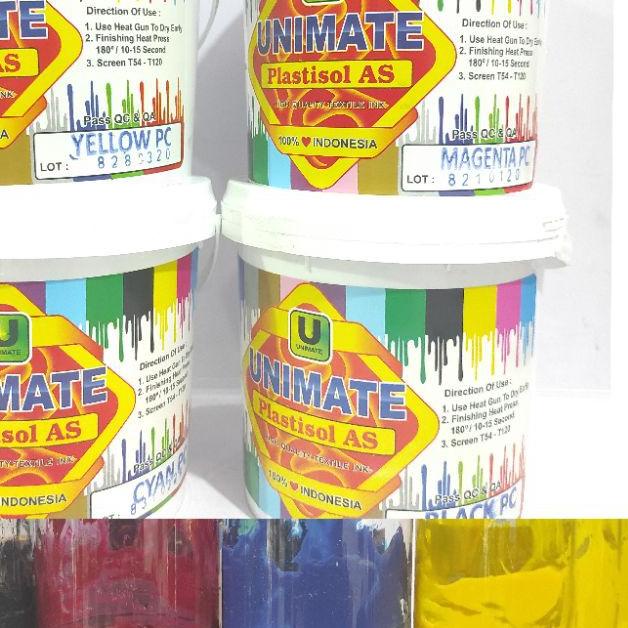Tinta Plastisol CMYK Dan WYRB Unimate Pc