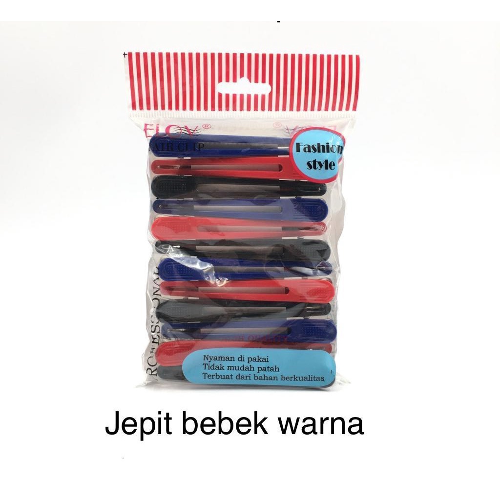 [12 pcs] Jepit potong rambut / Poni epit smoothing / Jepit bebek