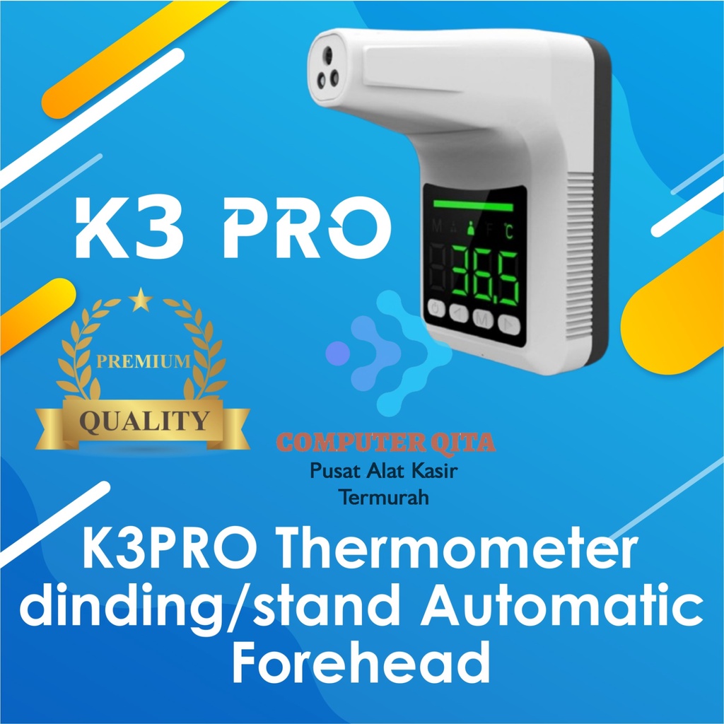 K3 Pro Infrared Thermometer / termometer dinding K3Pro Automatic Forehead