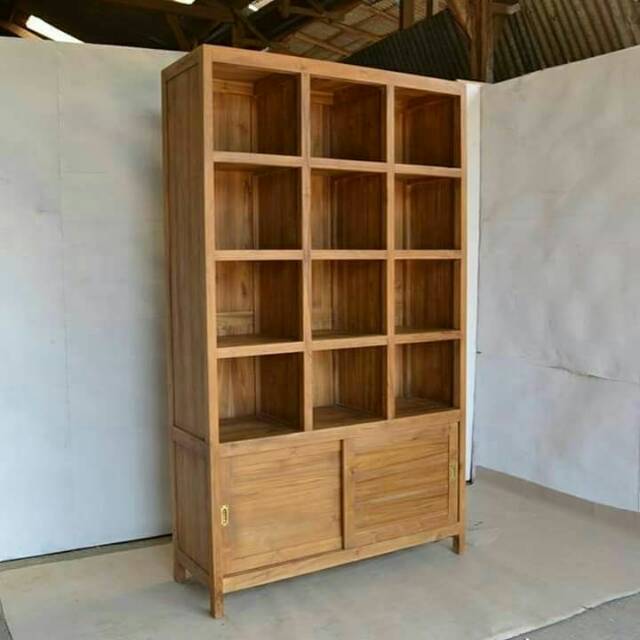 Rak buku jati mebel Jepara mebel jati Jepara mebel jati murah