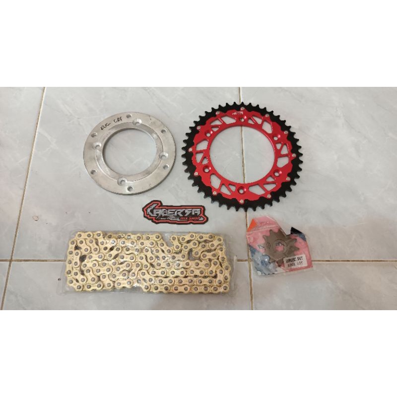 GEAR SET JFG RACING 45T-12T PNP KLX DAN DTRACKER