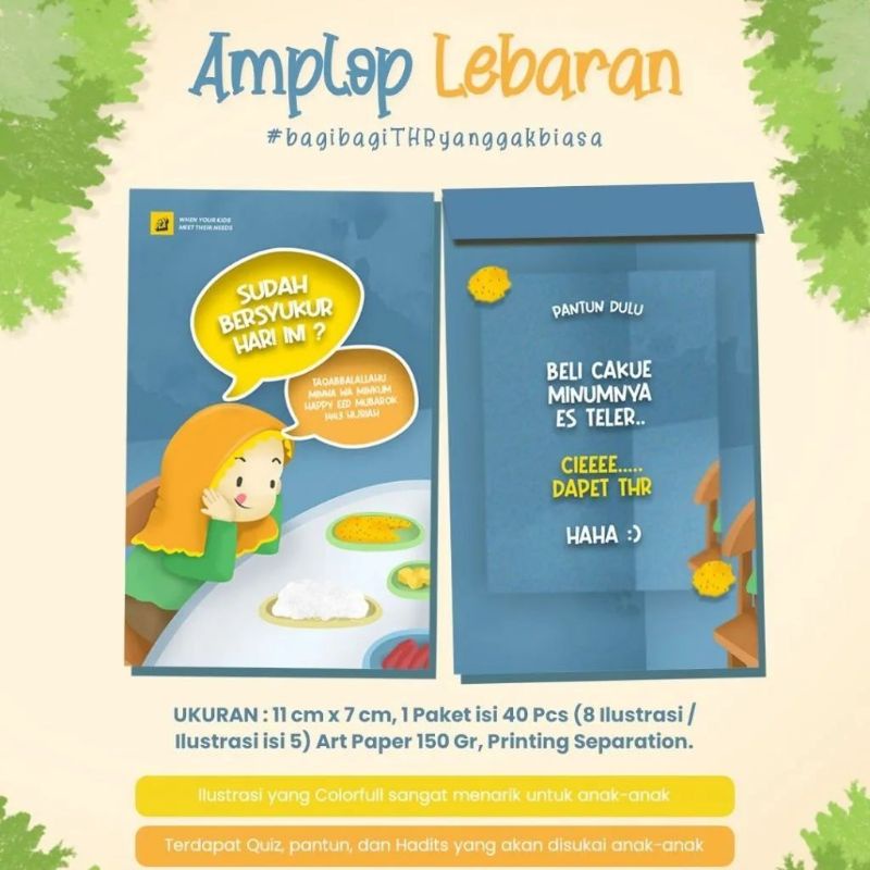 

Amplop Lebaran Unik Hoofla