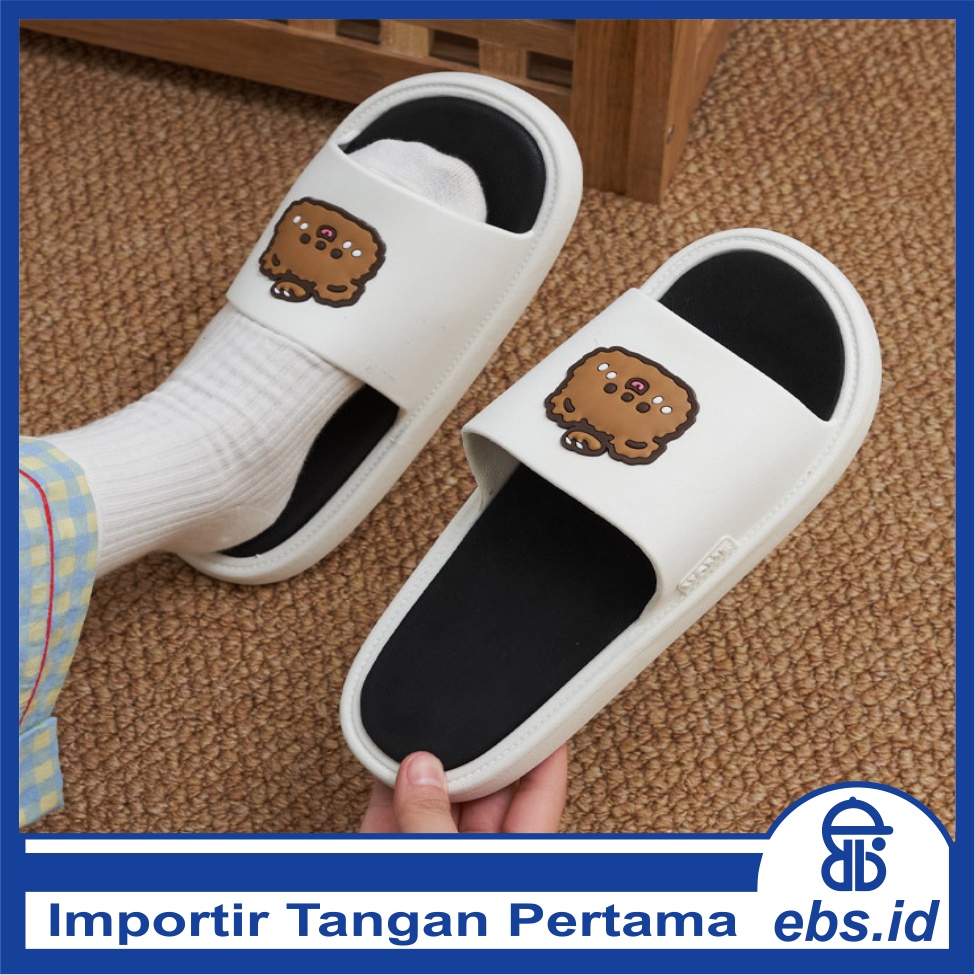 𝗘𝗕𝗦 ✅ SA016 Sandal Empuk Eva Rumah Motif Bear Kelinci Ringan Empuk Import Murah