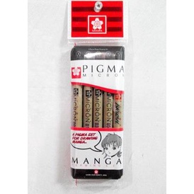

(BISA COD) Sakura Pigma Micron Manga Set Drawing Pen isi 5 BERGARANSI Kode 637
