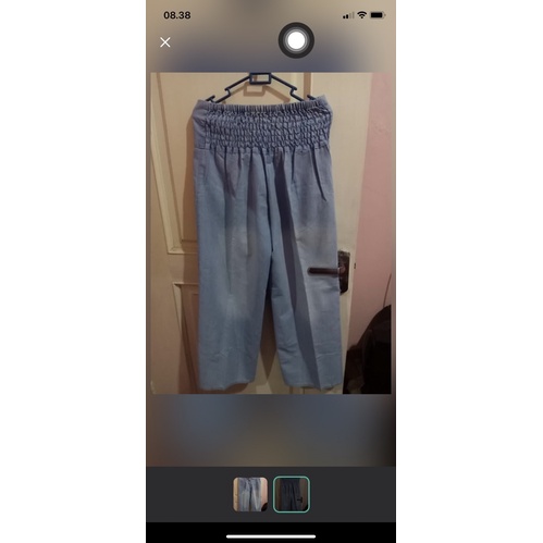 kulot jeans biru muda