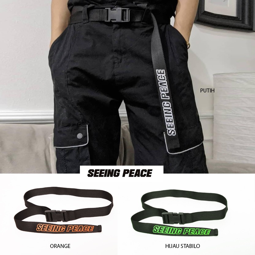 Geso x Seeing Peace - Sabuk Techwear Ikat Pinggang Belt