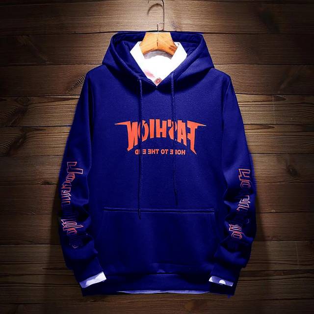 TOTOTAshop.Sweater hoodie FASHION pria,Bahan babyterry premium,motif sablon kilat Halus
