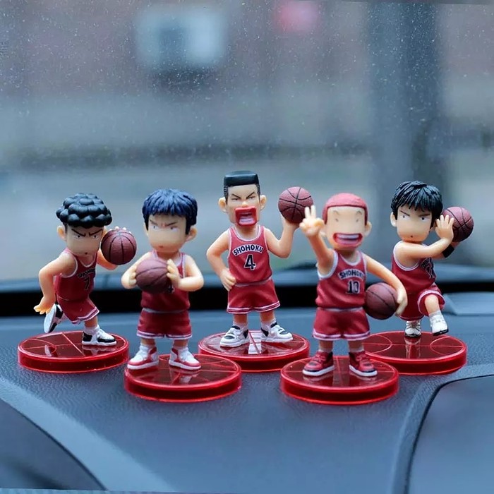 Mainan Figure Slamdunk Sakuragi Rukawa Set 5