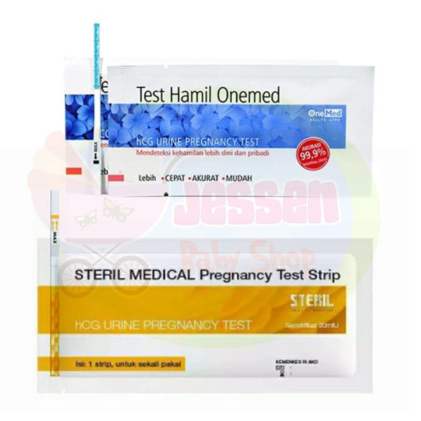 Jessen Onemed & Steril Medical Tes Hamil / Test Pack / Tes Kehamilan - 1 Strip