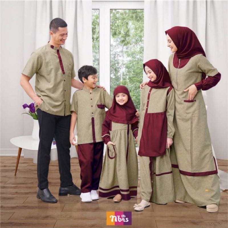 Sarimbit Bianca Yellow Gold/Nibras/Gamis/Kokoh