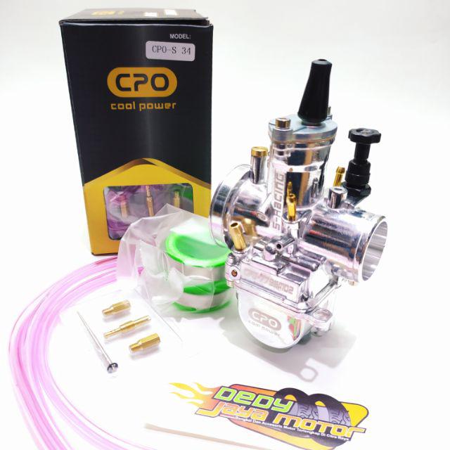 CARBURATOR PWK 24 | 26 | 28 | 30 | 32 | 34 CPO ORIGINAL BLACK SERIES DAN CHROME SERIES-CPO Pwk 34 Chrome