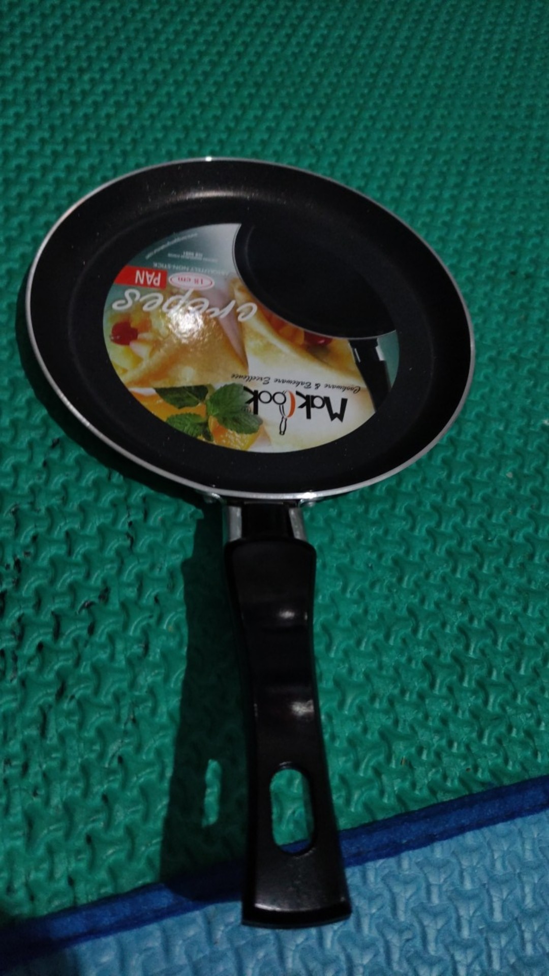 Crepes Pan / Wajan Teflon Datar Gagang / Crepes Maker - 18cm
