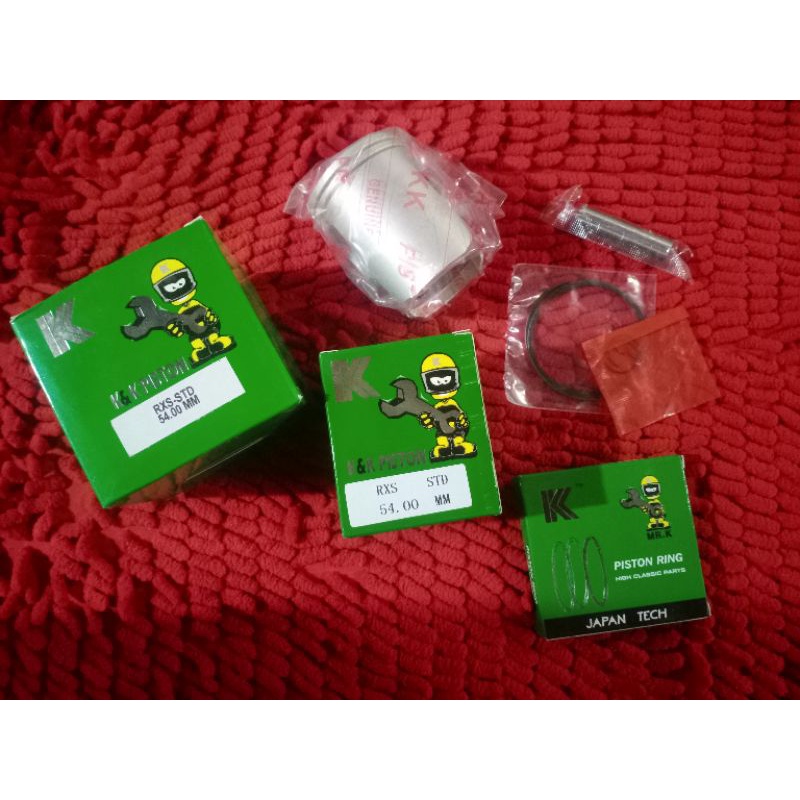 Piston Kit RXS RX Special Seher dan Ring Os Standart