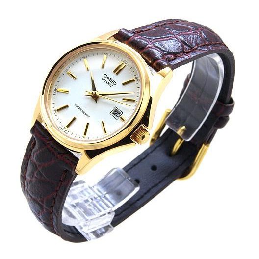Casio Standard Jam Tangan Wanita Tali Kulit LTP-1183Q-7A Original