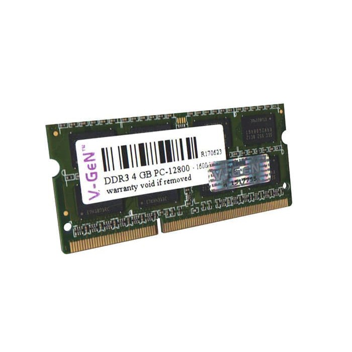 RAM DDR3 SODIMM V-GEN 4GB PC12800 1600MHZ MEMORY LAPTOP VGEN