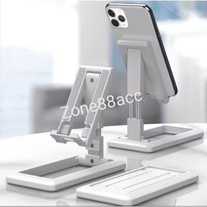 Portable Phone Holder Standing Handphone Hp Tabel Desktop UNIVERSAL Simpel High Quality