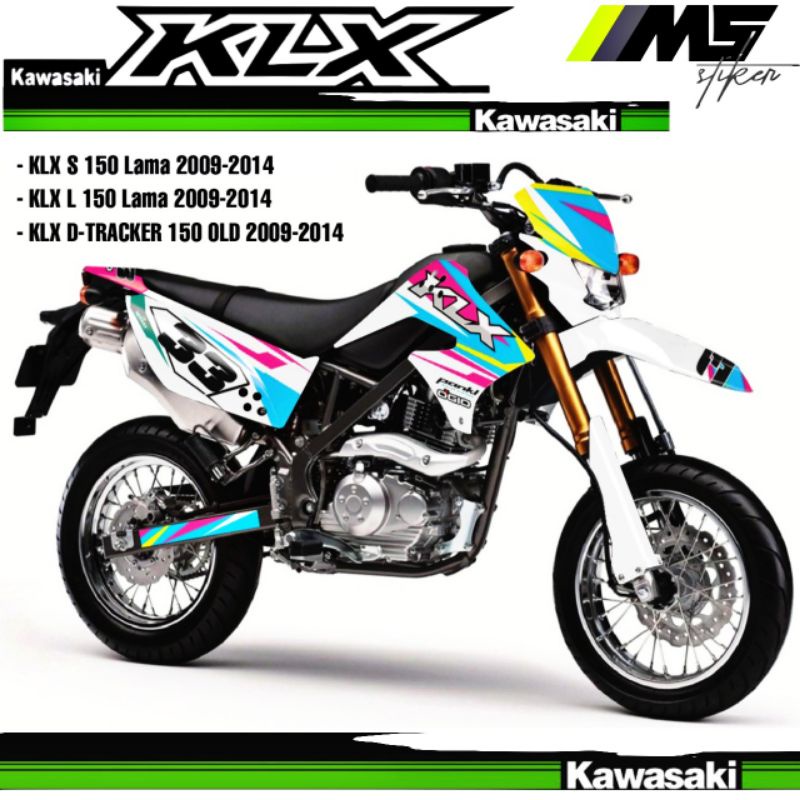 Decal Sticker Striping Variasi Fullbody KLX 150 Lama 2009-2014 - Decal KLX L Lama - Decal KLX S Lama