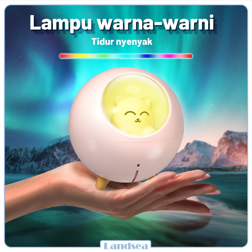 Landsea  Humidifier Air 220ml Diffuser Aroma - Pelembab Udara - Terapkan ke Essential oil-1