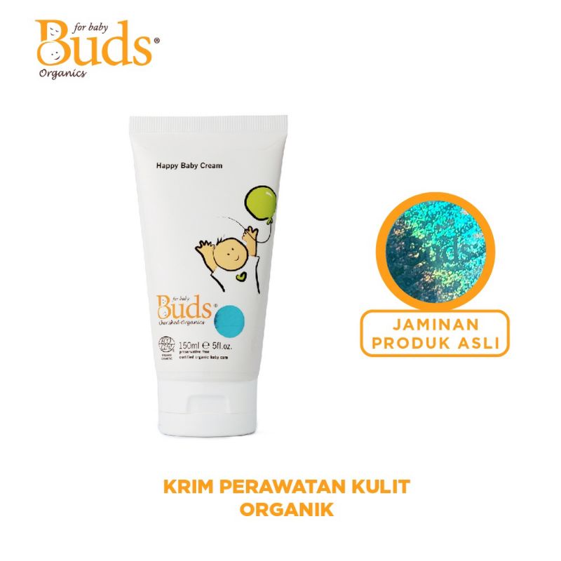 Buds Cherished Organics Happy Baby Cream 150ml