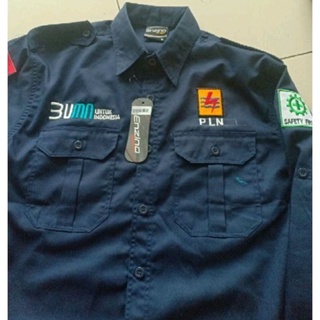 Jual Big Size Kemeja Pln Bumn Terbaru Baju Pln Bumn Seragam Pln Bumn Kemeja Bumn Pln Baju Bumn