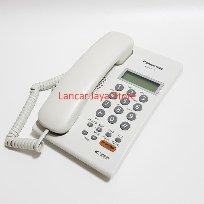 Pesawat Telepon Kabel Panasonic KX-T7705 Putih