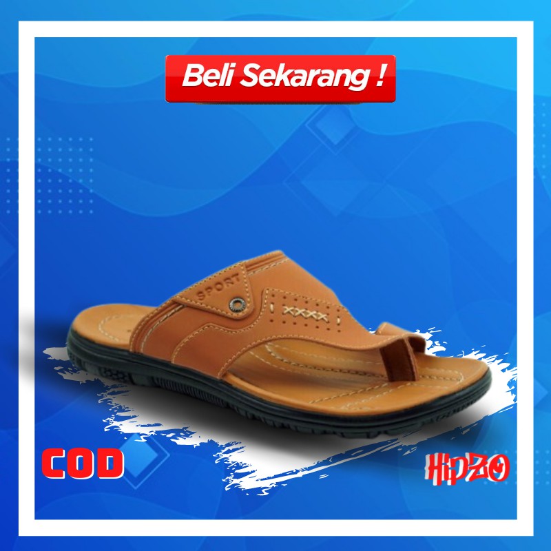 CT22 Sandal Rumah Jepit Pria Santai Kekinian Kondangan Pesta Keren Casual Original Murah Cowok Hipzo