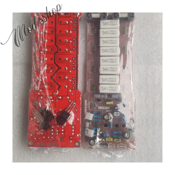 KIT DRIVER ELITE PA SOCL 504 SLIM PLUS PCB UNTUK 4 TRANSISTOR FINAL