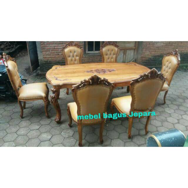 Meja makan royal mebel Jepara mebel jati Jepara mebel bagus Jepara mebel berkualitas